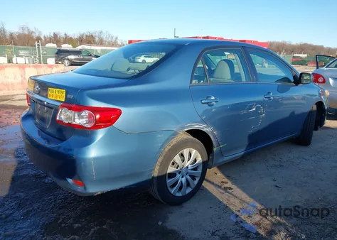 2013 Toyota Corolla Le z USA, uszkodzony, nr VIN 5YFBU4EE9DP126278